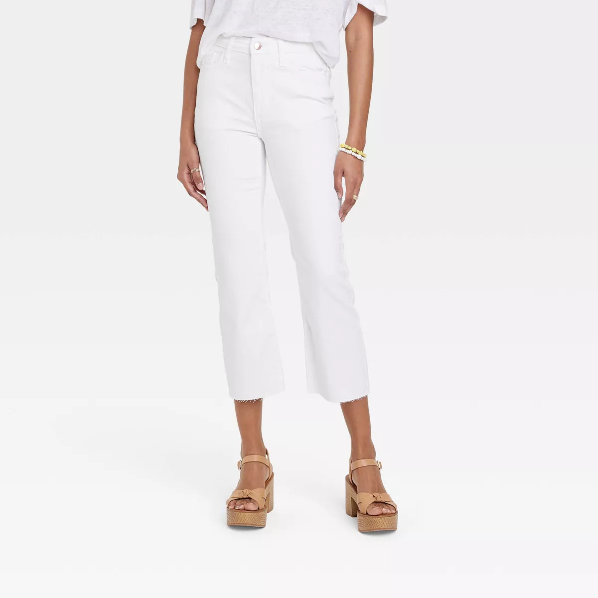 Women's High-Rise Bootcut Jeans - Universal Thread™ White | Target