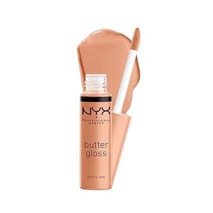 Amazon.com : NYX PROFESSIONAL MAKEUP Butter Gloss, Non-Sticky Lip Gloss - Fortune Cookie (True Nu... | Amazon (US)