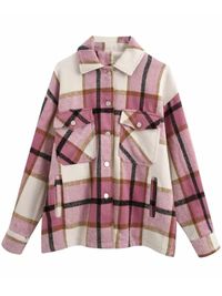 'Winnie' Thick Plaid Oversized Shirt Jacket (6 Colors) | Goodnight Macaroon