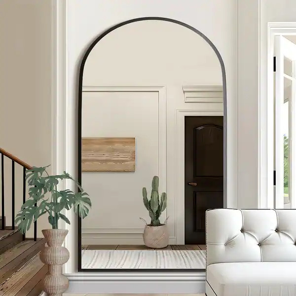 Arched Mirror Modern Full-length Mirror Floor Mirror - 71*38 - Bed Bath & Beyond - 41117774 | Bed Bath & Beyond