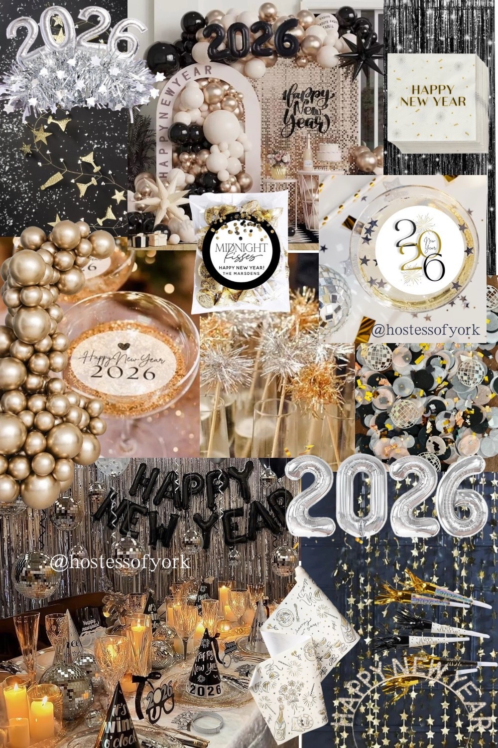 New Year’s Eve party decorations! All the supplies you need to ring in 2026!

#holiday #festive #parties #2026 #decor #ideas #aesthetic #gold #glitter #sequin #sparkle #balloons #silver #goals #nye

#LTKHoliday #LTKHome #LTKSeasonal