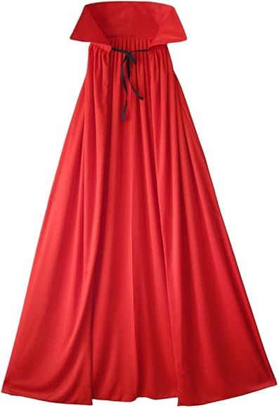 54" Fully Lined Deluxe Red Cape ~ Halloween Costume Accessories (STC11510-54) | Amazon (US)