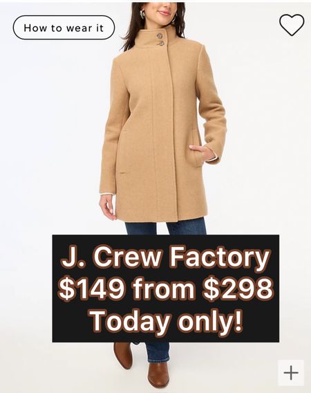 J crew factory city coat 

#LTKtravel #LTKsalealert #LTKSeasonal