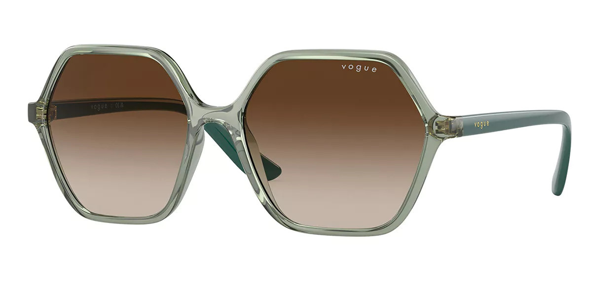 Vogue Eyewear VO5361S 302213 Women's Sunglasses Green Size 55 | SmartBuyGlasses Global