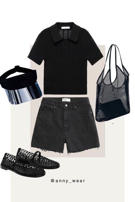 Black outfit 

Total black outfit
Crochet top
Crochet bag
Crochet flats
Polo neck sweater 
crochet sweater
Black crochet top
abercrombie dad shorts
Black dad shorts 
high rise dad shorts
curve love high rise dad shorts
Ballerinas with mesh strap
Black ballerinas 
Black shopper 
Mesh Shopper Bag
Sun Visor
Black visor
new york city outfits bright dress bright colors bright spring spring looks london spring refresh mothers day spring outfits 2024 italy spring outfits spring break outfits spring 2024 outfits europe outfits cold spring outfit spring winter to spring outfit spring weekend outfit ballet core balletcore market outfit chic sneak peeks ballet core abercrombie core cottage core abercrombie and fitch core 2024 trends spring dresses with sleeves midi spring dress vacay outfits beach vacay vacation sets sundresses vacation looks vacation wear swimsuit cover up swimsuits swimwear swim cover up swim cover summer vacation outfits summer tops light summer vacation dress beach photoshoot dress revolve vacation revolve resort revolve swim sun dress most loved over 40 beauty pieces beauty products jewelry gold jewelry silver jewelry earrings necklace bracelet ring hoop earrings workwear style work wear capsule shoes women shoes with jeans shoes for work tote bags luxury bags sale alerts nordstrom finds spring fashion summer fridays summer looks fall outfit inspo winter outfits teacher ootd work ootd city break city street styles trendy curvy 40 and over styles daily outfits daily look sunday outfit dailylook sunday brunch photoshoot outfits nordstrom outfits nordstrom sale nordstrom shoes revolve jeans revolve sale mango outfits mango jacket mango sweater mango blazer affordable fashion affordable workwear casual chic casual comfy cute casual outfit comfy casual cute casual casual office outfits trendy outfit trendy work outfits 2024 outfits #LTKstyletip #LTKbeauty #LTKU #LTKshoecrush #LTKitbag 

#LTKSaleAlert #LTKMidsize #LTKFindsUnder100