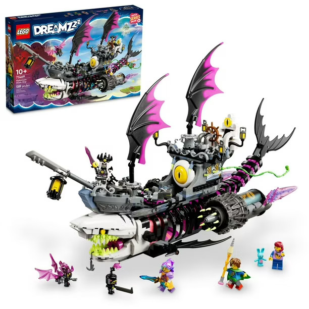 LEGO DREAMZzz Nightmare Shark Ship 71469 Building Toy Set, Pirate Ship and Monster Vehicle for Fa... | Walmart (CA)