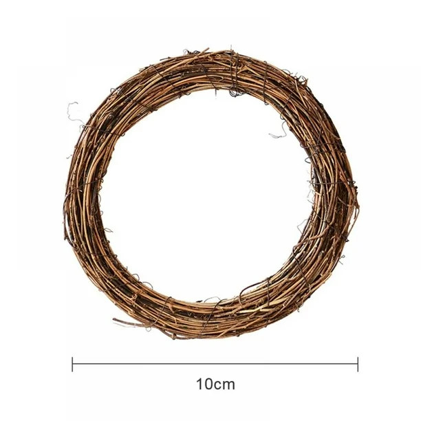 6 Sizes Natural Grapevine Wreaths Vine Branch Wreath Garland for DIY Christmas Craft Rattan Front... | Walmart (US)