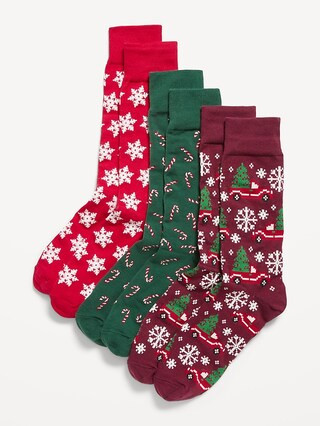 3-Pack Printed Novelty Socks for Men | Old Navy (US)
