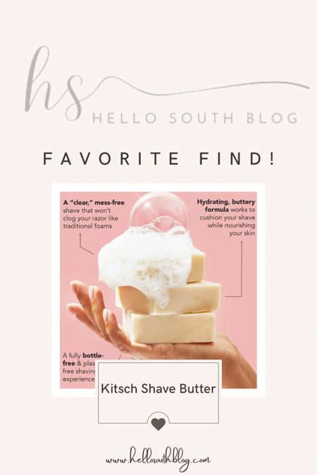 This stuff is amazing! I am not a fan of shaving cream, I usually use body wash to shave my legs. I recently started to use Kitsch Shave Butter and love it! It leaves your skin feeling soft and smooth. You aren’t left with a bottle so know how much you have left. It is free from parabens, phthalates, silicones, sulfates, and artificial fragrance. And is Leaping Bunny Certified! Oh and the company was founded by a woman right here in the USA! 🇺🇸

Clean beauty 
Shave products
Shower cap
Body scrub
Detoxifying body wash
Shower caddy
Shea butter body wash

#LTKunder50 #LTKFind #LTKbeauty