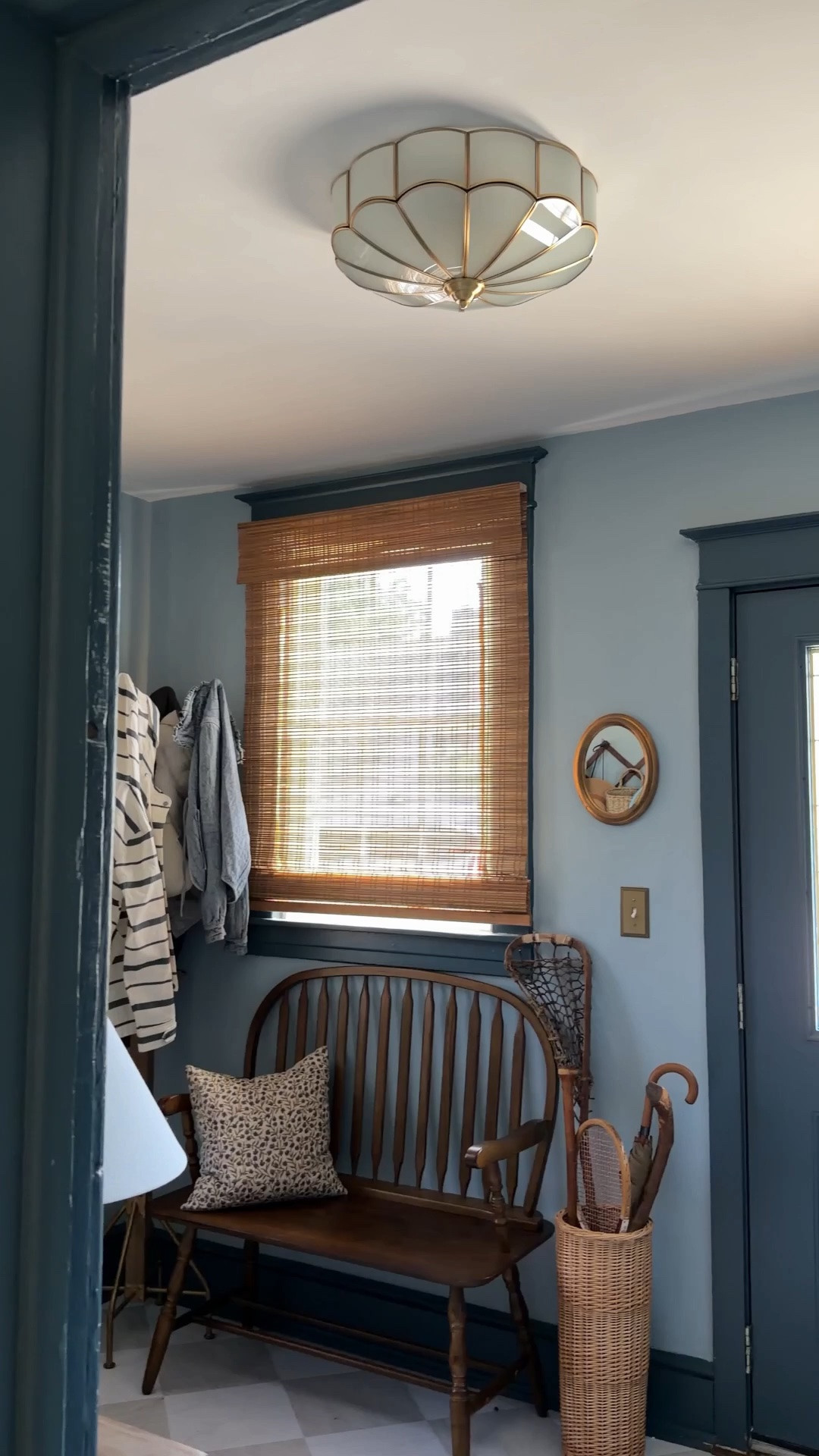 The smallest design decisions are often the ones that make a room feel complete. We recently swapped the ceiling light in our mudroom for this scalloped brass flush mount from @residencesupply, and it brought in exactly the kind of detail I love: timeless, refined, and a subtle nod to the coast without feeling overly themed.

Lighting has such an impact on how a space feels, and this piece adds warmth, character, and just the right amount of charm to a room we use every single day. Invest in it!

Comment SHOP and I'll send you the light! Code MEG10 gets you an extra discount! #ad