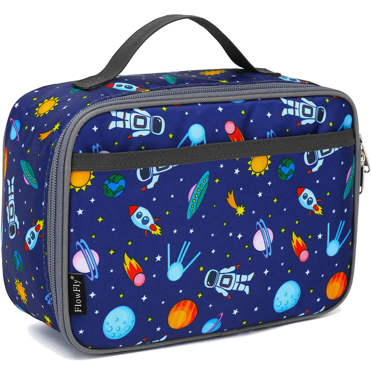 FlowFly Kids Lunch box Insulated Soft Bag Mini Cooler Back to School Thermal Meal Tote Kit for Gi... | Amazon (US)