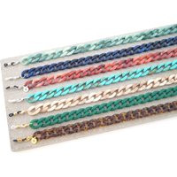 Chunky Sunglasses Strap - Women Flat Curb Acrylic Chain For Eyeglasses | Eyewear Accessories | Etsy (US)