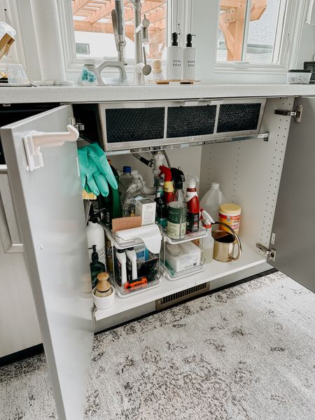 Under the sink organizer #kitchenorganization #organizer 

#LTKunder50 #LTKhome