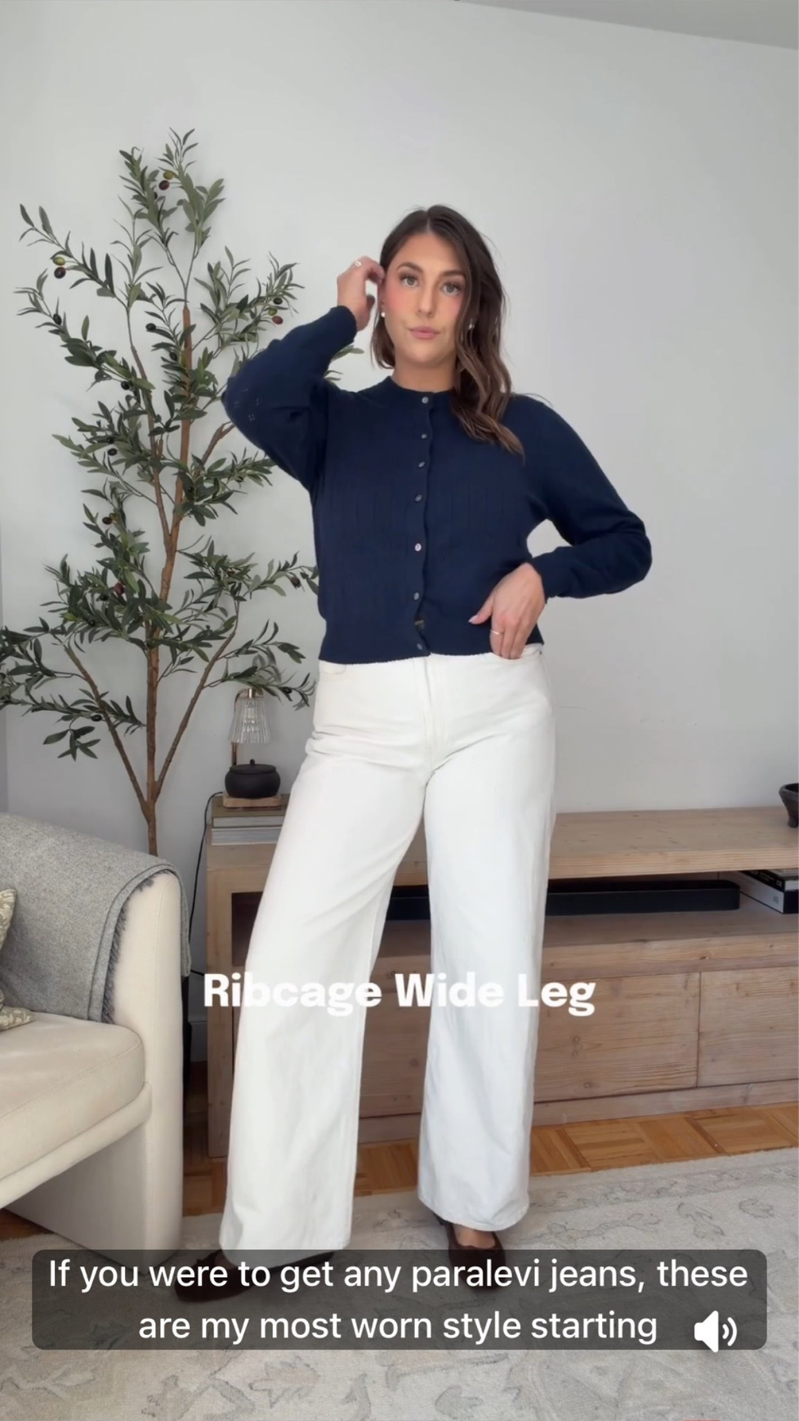 The kind of outfit I’ll wear on repeat all fall 🤍 A classic navy cardigan with wide leg white denim just feels so clean and put together without trying too hard.

navy cardigan outfit, white wide leg jeans, fall outfit ideas, classic fall style, women’s denim, casual chic outfit, neutral fall fashion

#LTKSeasonal #LTKWorkwear #LTKMidsize