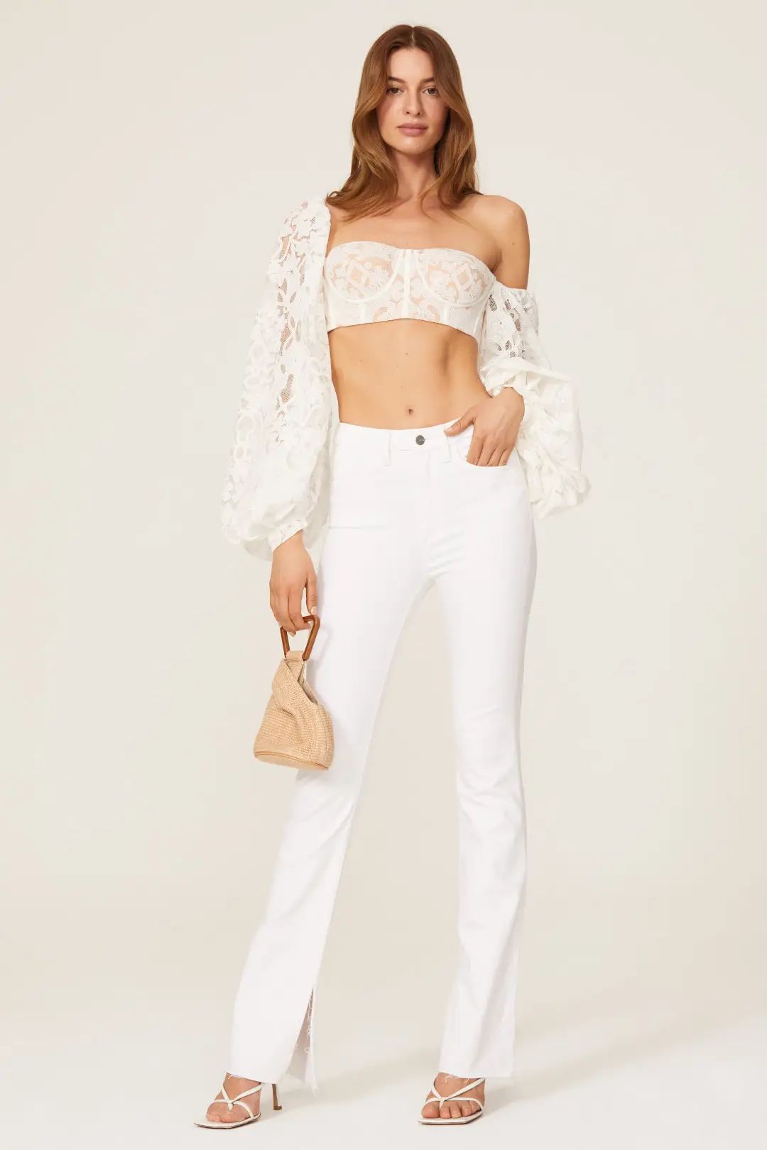 Bronx and Banco Santorini Lace Bralette | Rent the Runway