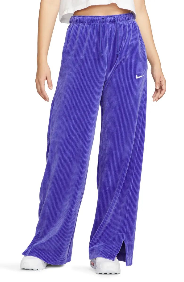 Nike Sportswear Velour High Waist Pants | Nordstrom | Nordstrom
