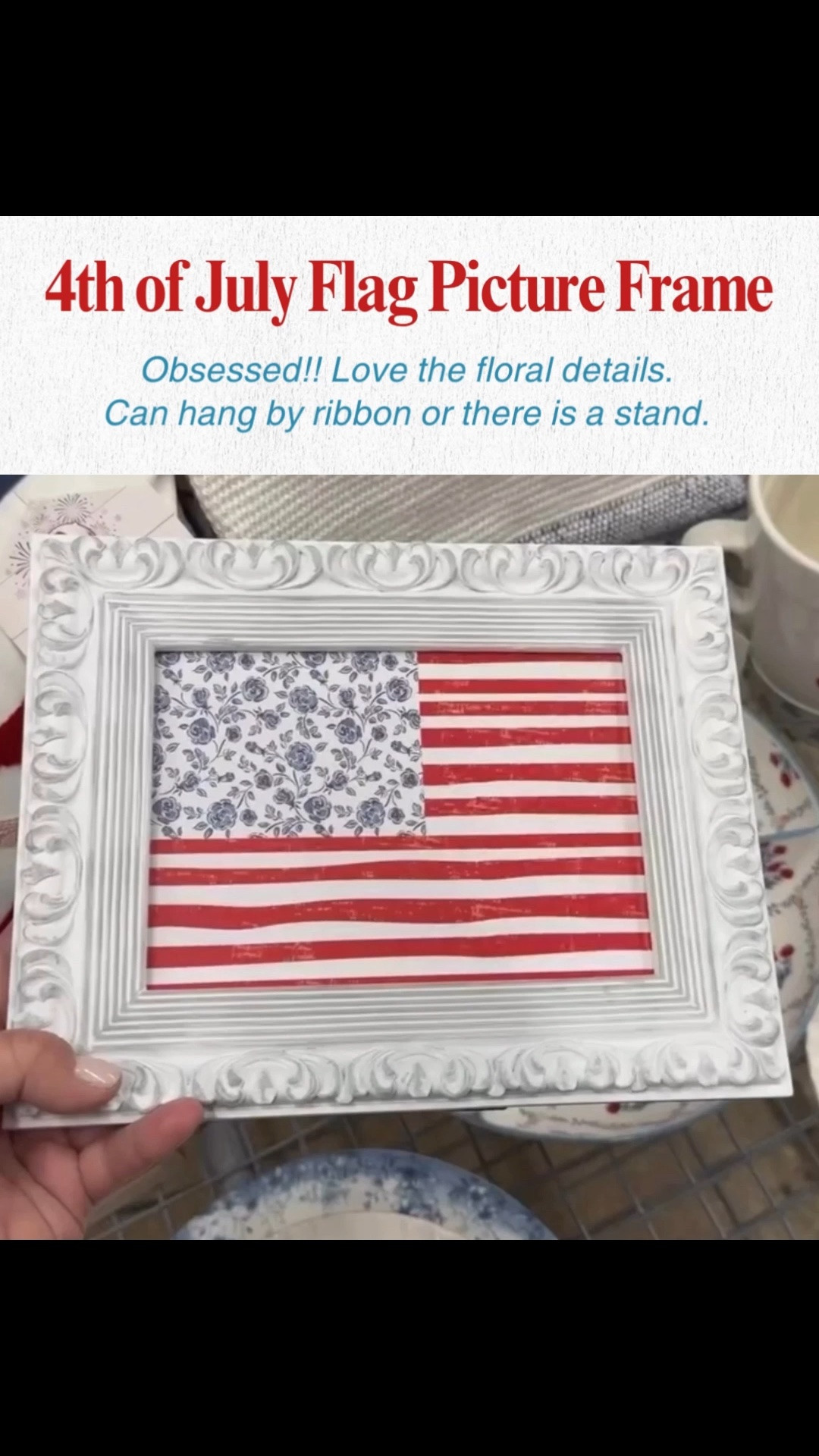 One of my favorite summer home decor finds I found the other day at Walmart!🇺🇸

#flag #photo #countertopdecor #kitchendecor

#LTKmomlife #LTKHome #LTKSeasonal