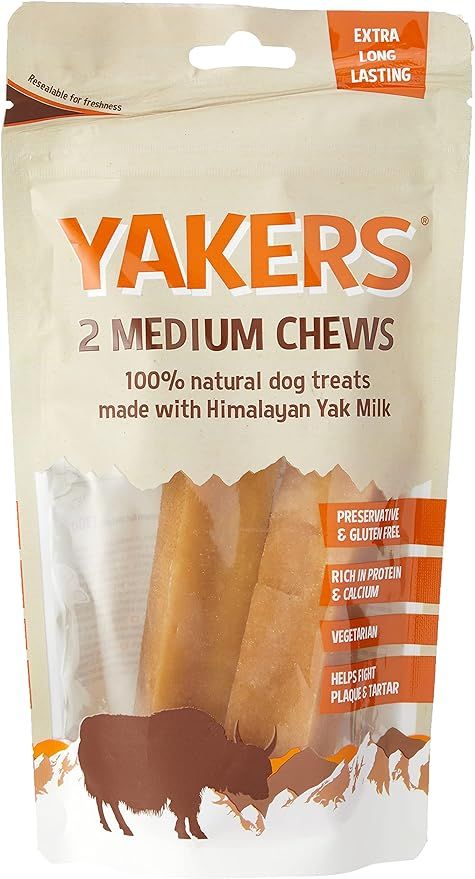 Yakers Dog Chew Medium, 130 g (Pack of 2) : Amazon.co.uk: Pet Supplies | Amazon (UK)