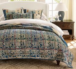 Love Handcrafted Reversible Quilt | Pottery Barn (US)