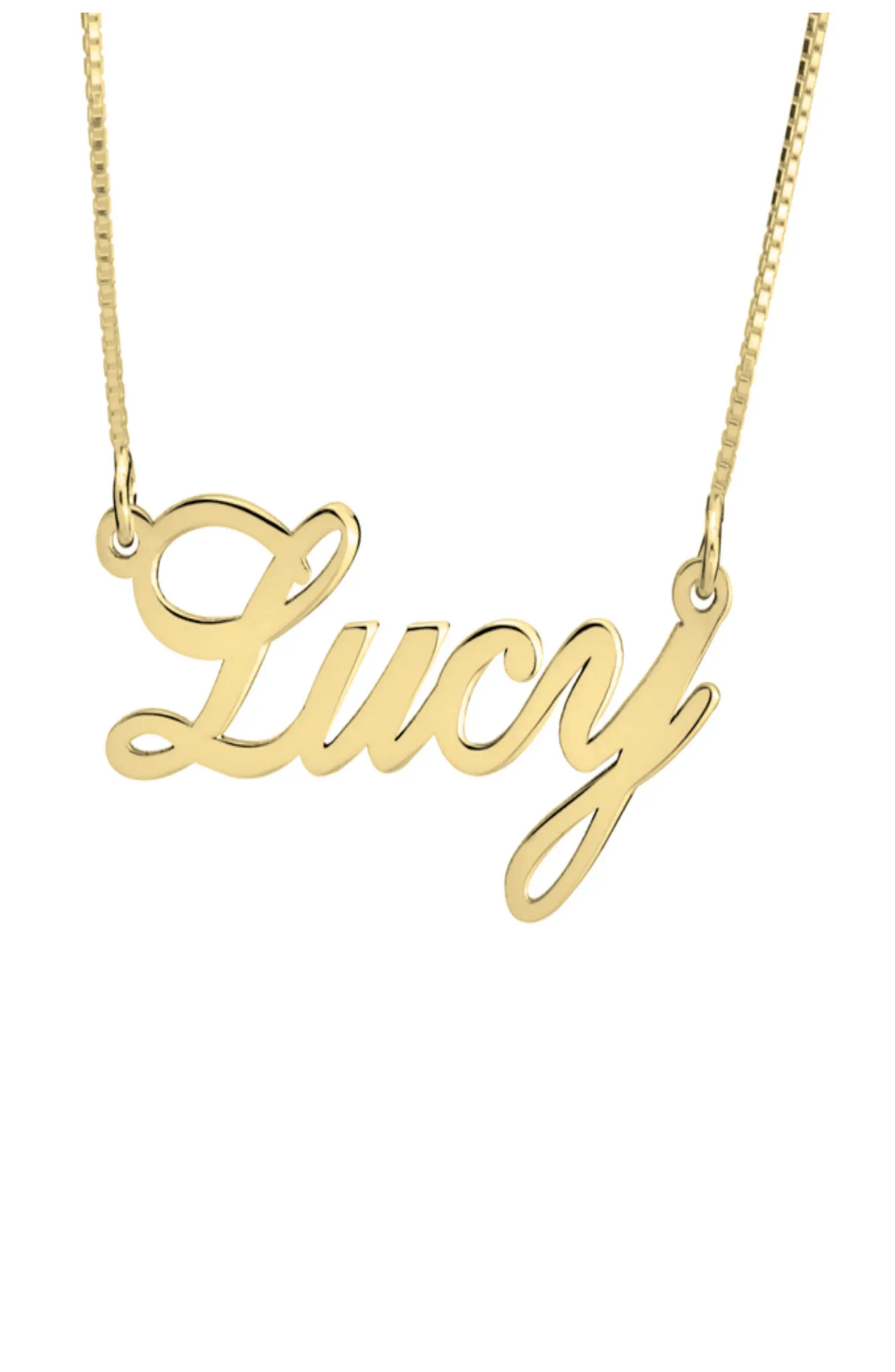 Personalized Nameplate Necklace | Nordstrom