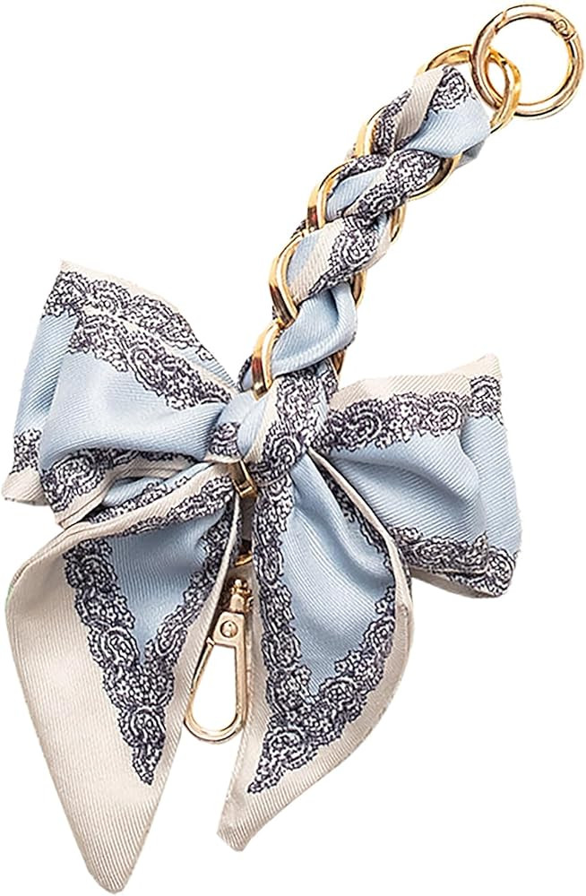 TENOC Purse Extender Chain, Crossbody Bag Charm, Bow Ribbon Handbag DIY Decoration Accessories | Amazon (US)