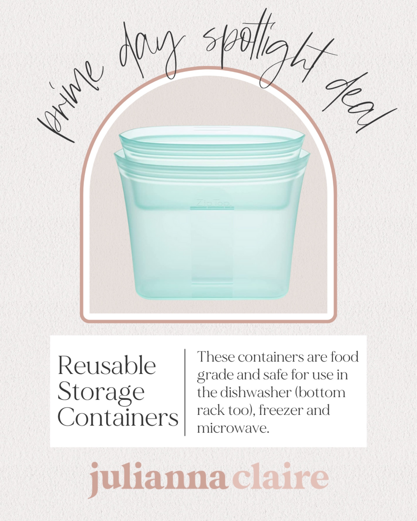 Amazon Prime Day Spotlight Deal - Reusable Storage Bags ✨

amazon finds // amazon prime day // amazon home // amazon home finds // amazon kitchen // kitchen finds // stasher bags

#LTKunder50 #LTKhome #LTKsalealert