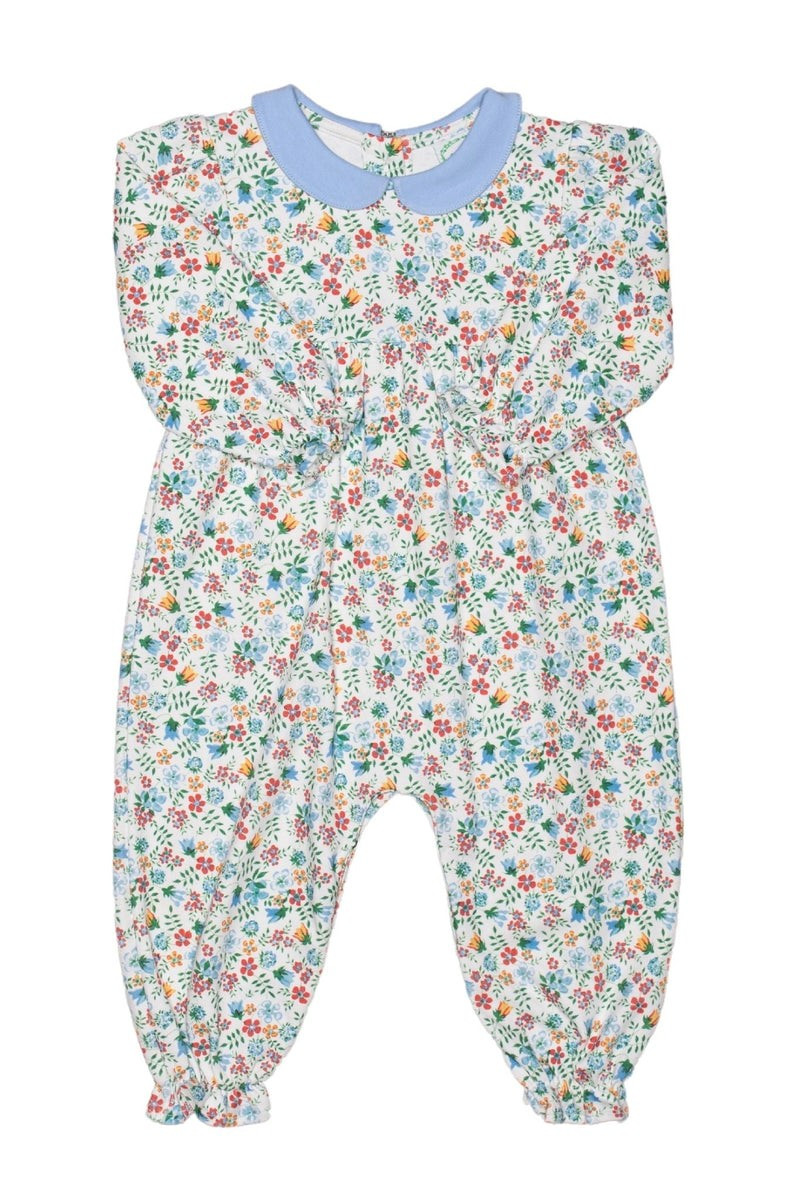 Hannah Floral Knit Romper | Grace and James Kids