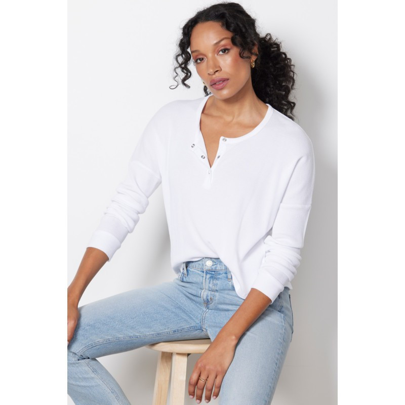 BOBI Washed Thermal Henley | EVEREVE | Evereve