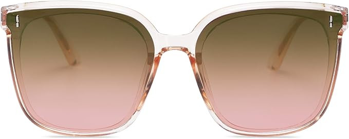 SOJOS Trendy Oversized Sunglasses for Women and Men | Amazon (US)
