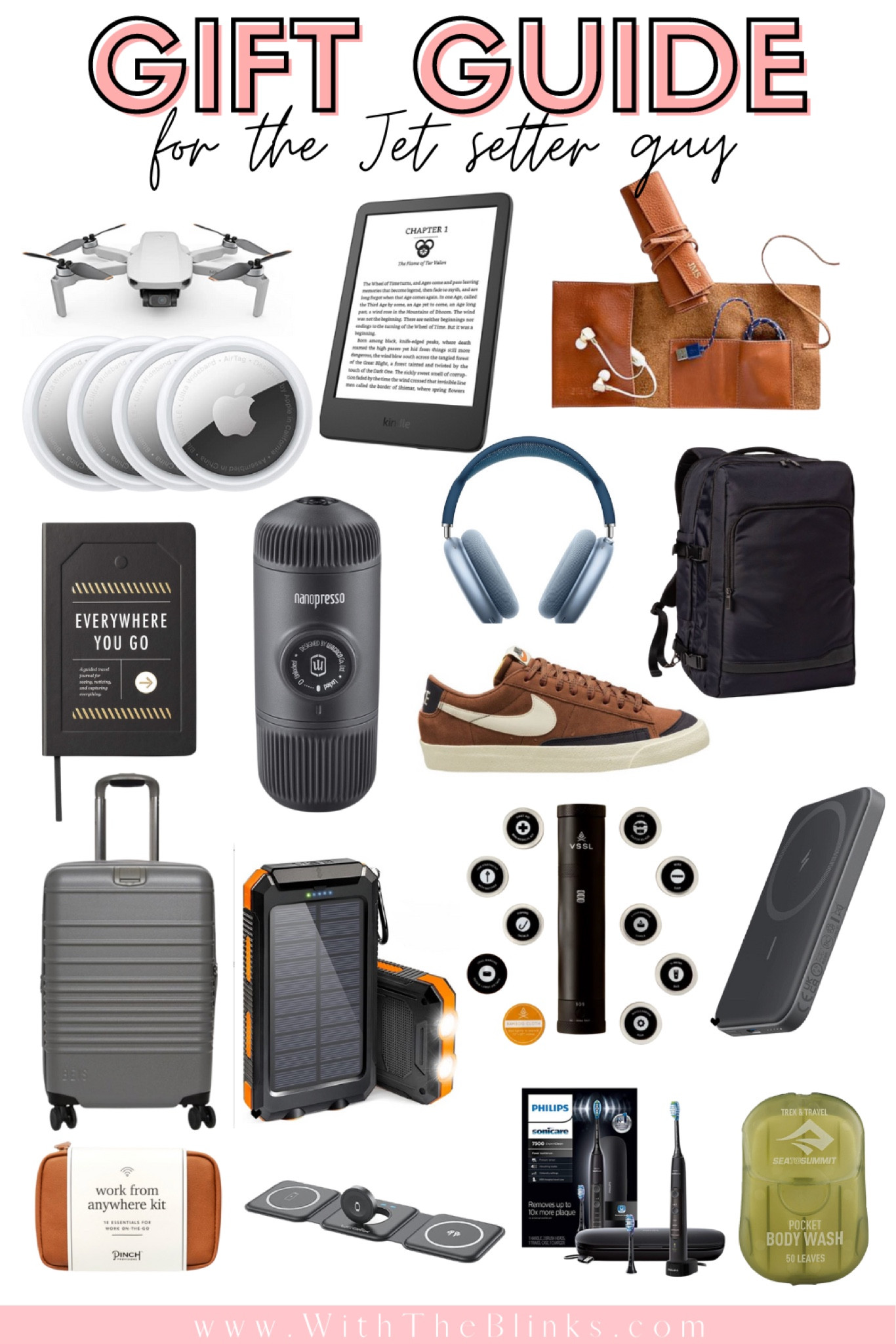 #giftguide for the #travel loving #jetsetter #guy #guygifts #formen #giving #holiday 

#LTKGiftGuide #LTKmens #LTKHoliday