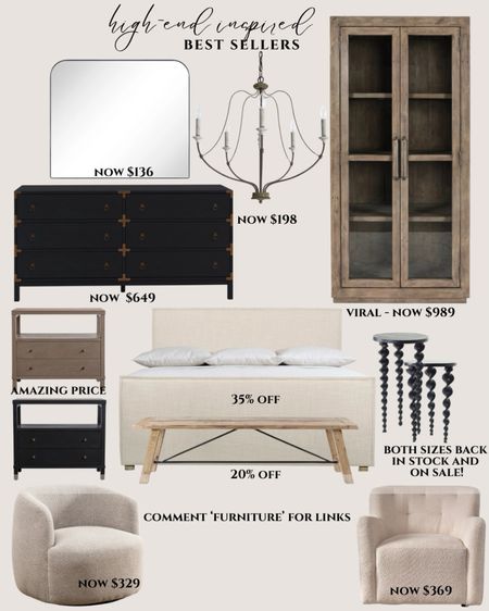 Wayfair’s Way Day is here 5/4 - 5/6 and they’re offering up to 80% off plus free shipping on EVERYTHING!! 
@Wayfair #Wayfairpartner #sale  #Wayfair

Tall cabinet black. Tall cabinet. Rustic cabinet  tall. 
White bed upholstered. Modern bed platform. White accent chairs boucle. White oak side table modern. Side table with self. Black night stand with shelves. Wooden bench rustic. Black dresser modern.

#LTKsalealert #LTKhome