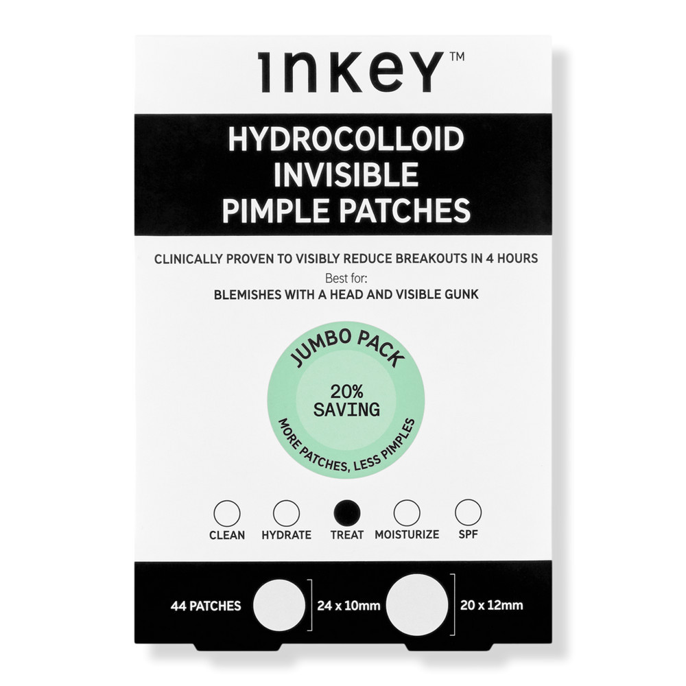 The INKEY List Hydrocolloid Invisible Pimple Patches + Salicylic Acid - 44 ct | Ulta