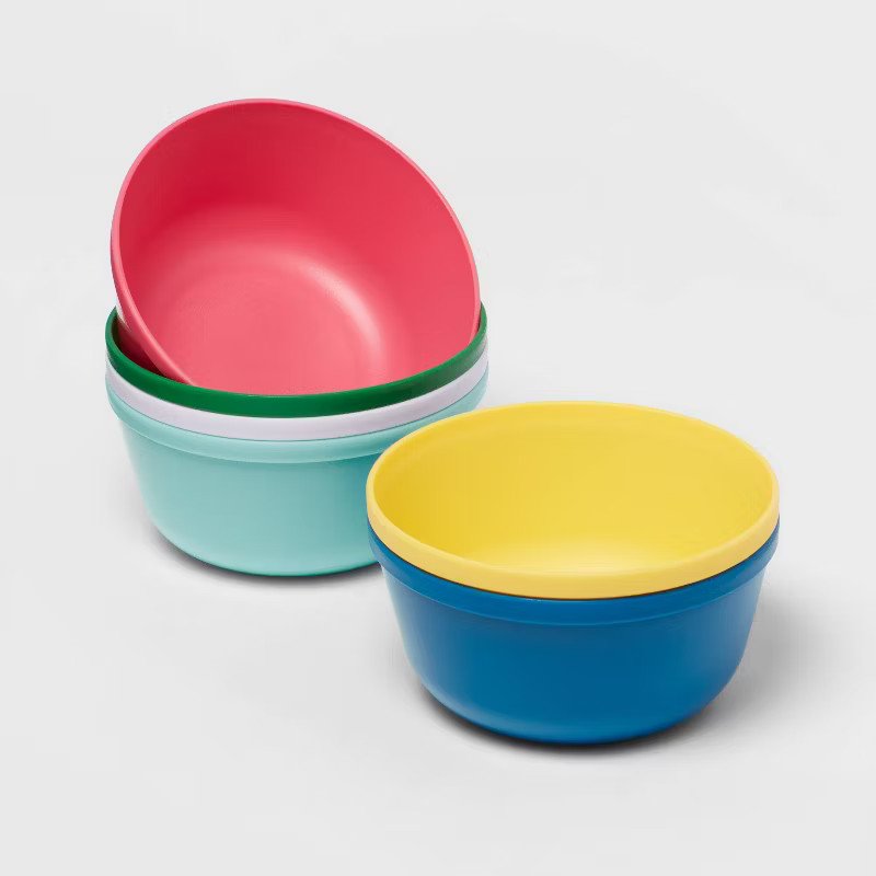 15.5oz 6pk Plastic Kids' Bowls - Pillowfort™ | Target