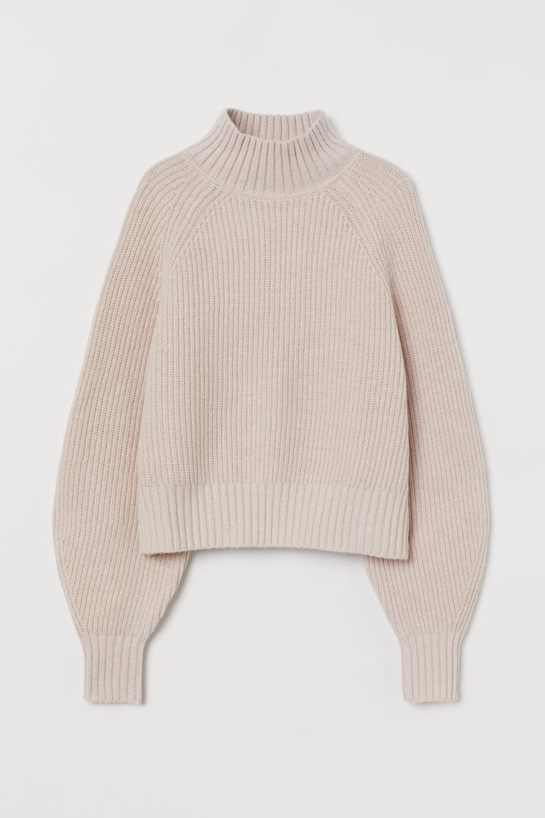 Rib-knit Wool-blend Sweater | H&M (US + CA)