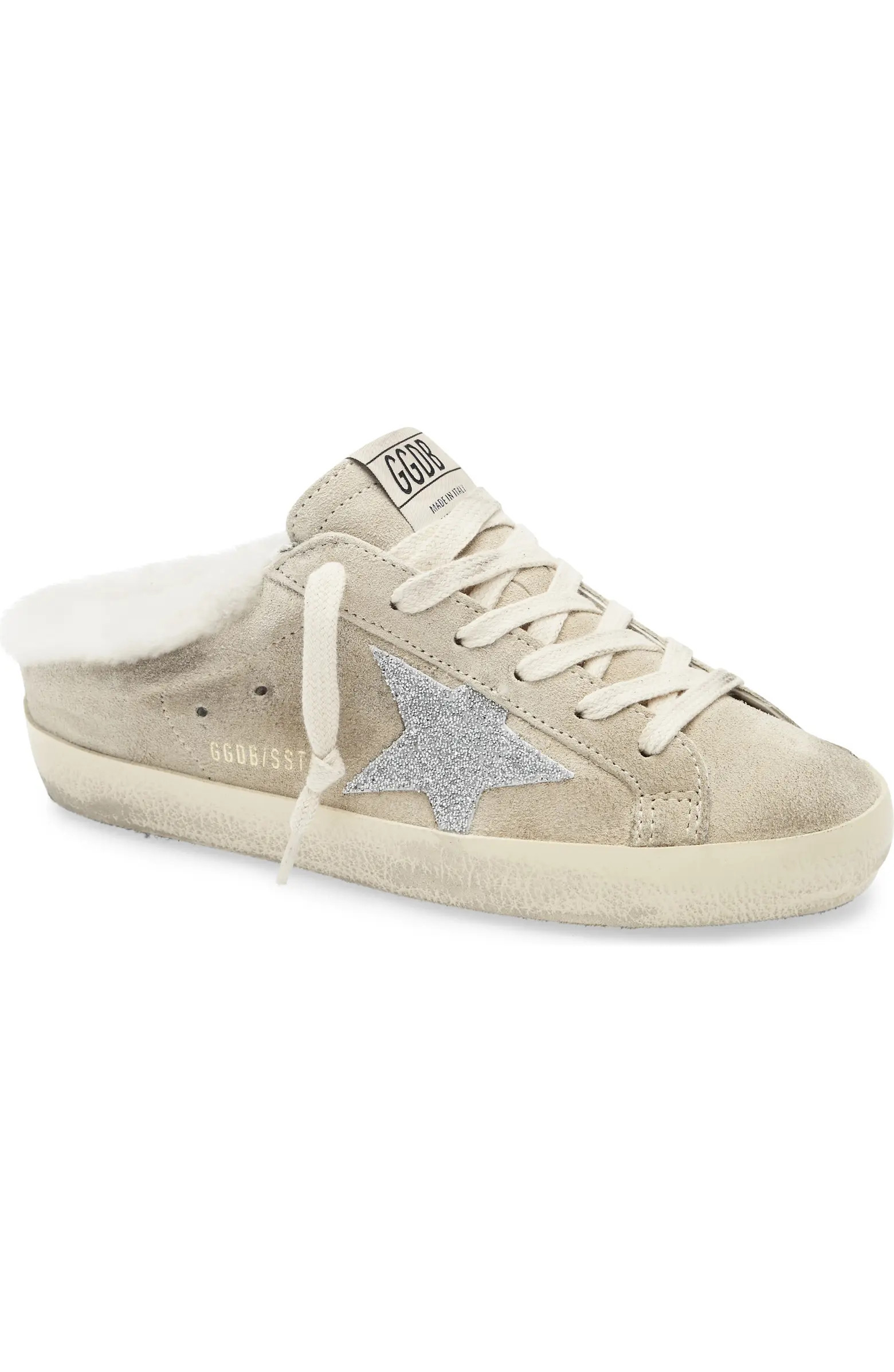 Super-Star Sabot Genuine Shearling Lined Mule Sneaker (Women) | Nordstrom