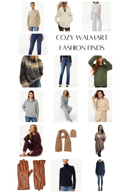 I love these cozy sweaters and comfy jeans from @walmartfashion #ad to create cozy and polished winter outfits. Pair with leather gloves, hat and scarf and a warm jacket and you’re ready for the day  #walmartfashion

#LTKunder50 #LTKSeasonal #LTKunder100