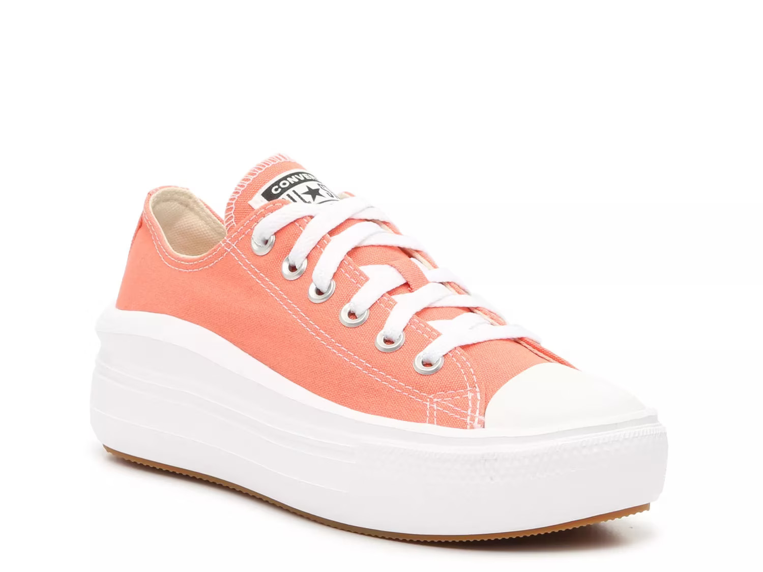 Converse Chuck Taylor Move Platform Sneaker | Women's | Coral | Size 5 | Sneakers | Platform | DSW