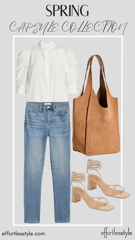 Short Sleeve Blouse + Light Wash Jeans

So simple, so good 🤍🤍

To see more styled looks with this beautiful silk blouse, check out our recent blog post => https://effortlesstyle.com/how-to-wear-our-spring-capsule-wardrobe-part-1/

#LTKstyletip #LTKFind #LTKSeasonal