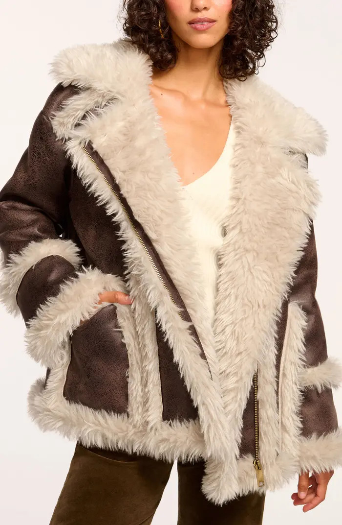 Ramy Brook Hal Faux Shearling Coat | Nordstrom | Nordstrom
