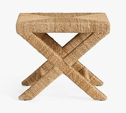 Malibu Accent Stool (20") | Pottery Barn (US)