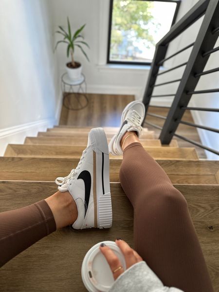 In love with these Nike court legacy lift platform sneakers. They run a 1/2 size large so size down when ordering. I’m typically size 7.5 and I purchased a size 7 for the best fit. These pair so well with sooo many outfits from leggings to jeans to wide leg lounge pants. They make a great Christmas gift too!!

Gift idea
Winter outfit
Winter sale
Black Friday 
Nike shoesSale

#LTKHoliday #LTKGiftGuide #LTKHolidaySale