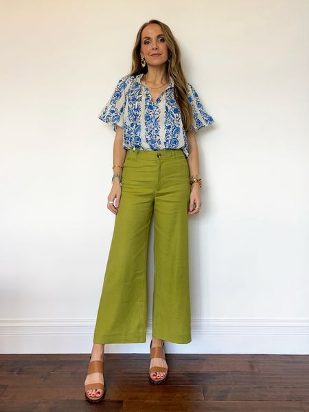 @tuckernuck top (wearing size XS, runs big!) + @anthropologie chartreuse pants 

#LTKParties #LTKSeasonal #LTKStyleTip