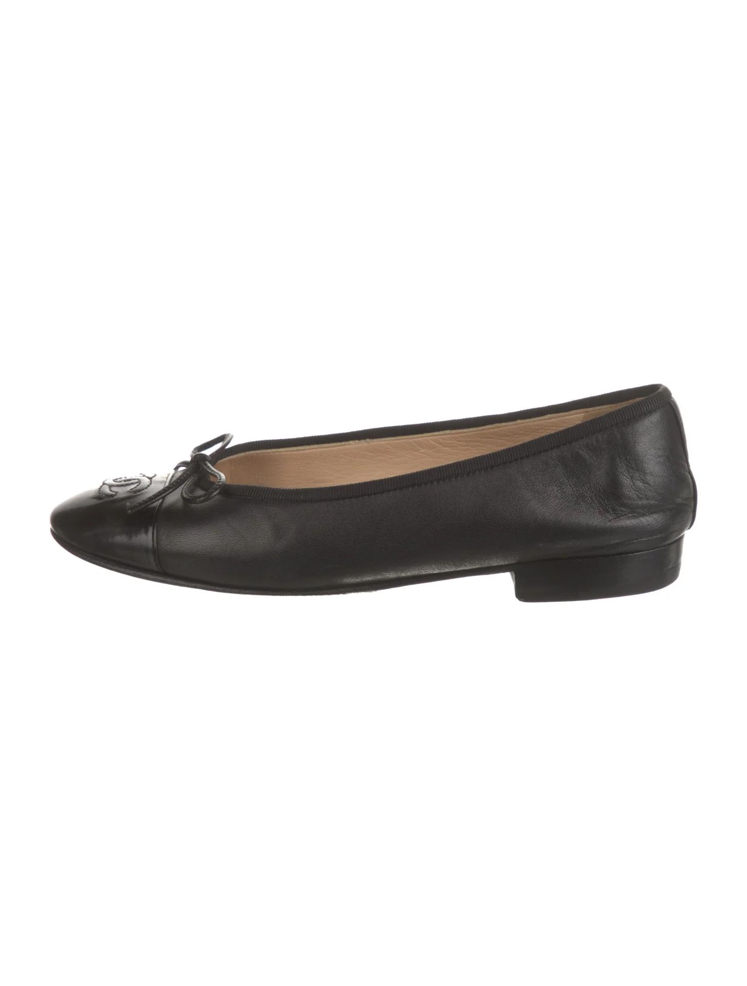 Chanel Leather Ballet Flats | The RealReal