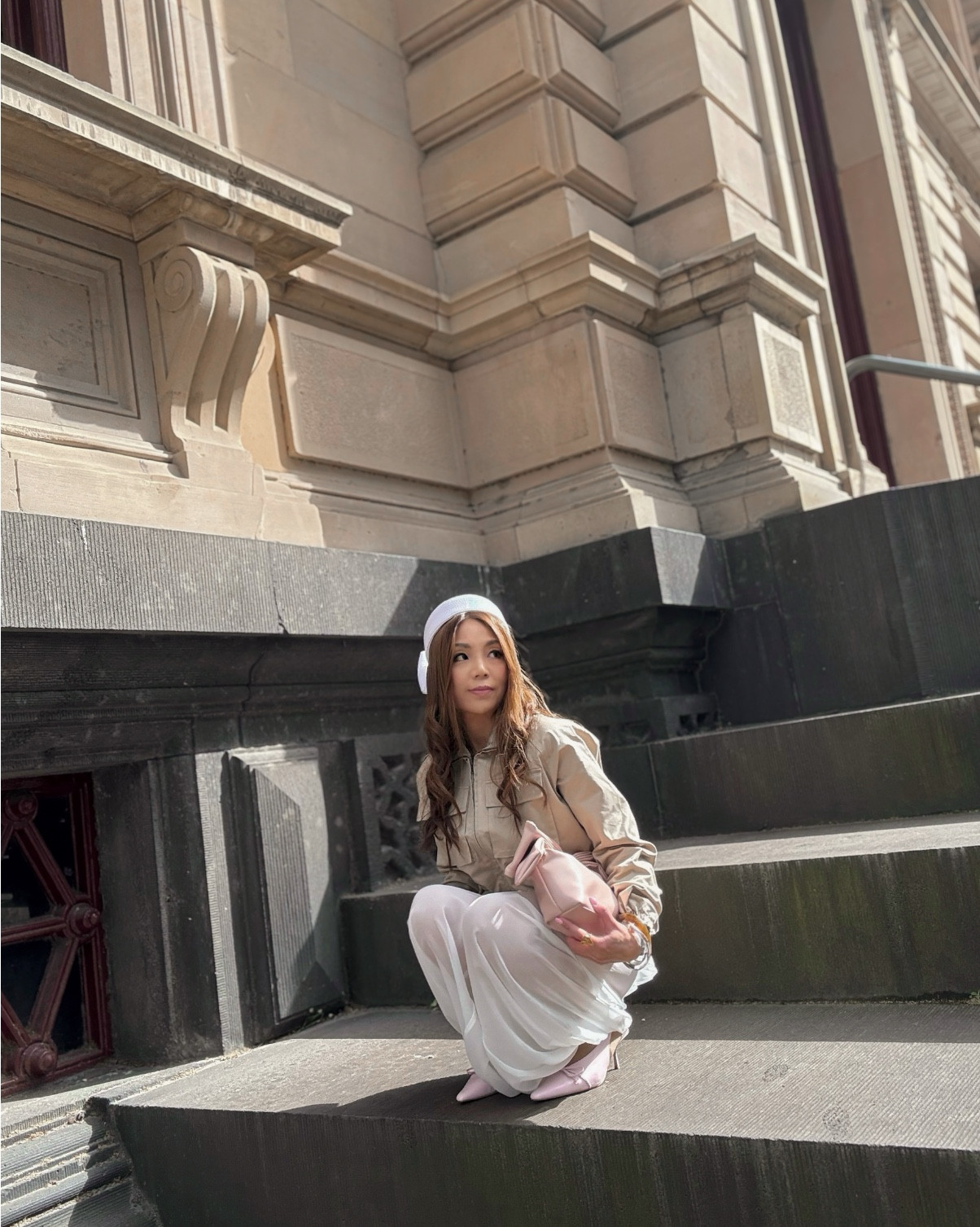 Name 2 items in this post that you’re seeing everywhere right now. I’ll go first  🤍

1. Harem pants. They are having a major moment and revival. They slow the eye, assert a billowing silhouette , demanding attention to shape, shadow and proportion. They are built for movement without sacrificing impact , and are just perfect for the season. 

2. The pillbox - timeless, modern and chic and has the ability to elevate the simplest outfit as well as frame the face. Swipe to the very end to find this item also in white. 

#harempants #pillbox #outfitoftheday#trending #springoutfitinspo #pininterestaesthetic #springlayering#streetstylechic #howtowear 

#LTKstyletip #LTKFashionMonth #LTKspring