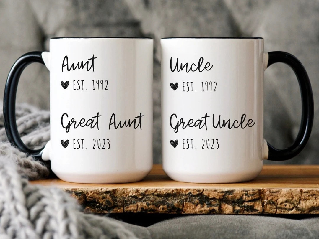 Great Auntie Great Uncle Pregnancy Announcement Pregnancy Reveal Great Uncle Gift Great Aunt Gift... | Etsy (US)