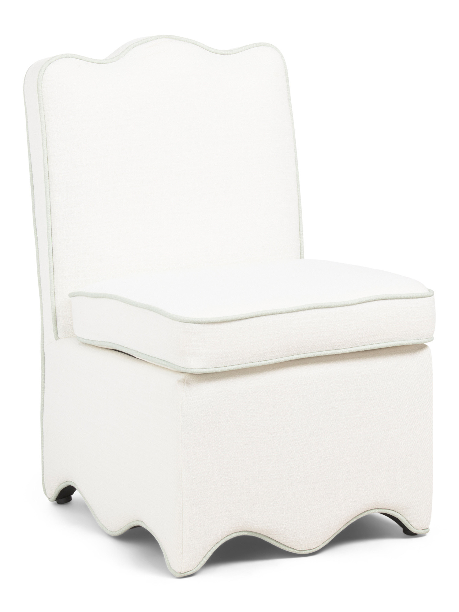 22x33 Scalloped Bottom Skirted Dining Chair | Kitchen & Dining Room | Marshalls | Marshalls