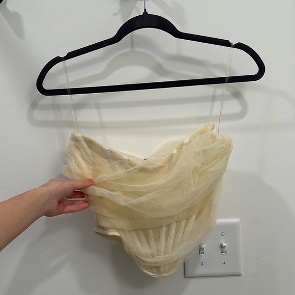 House of cb white corset | Poshmark