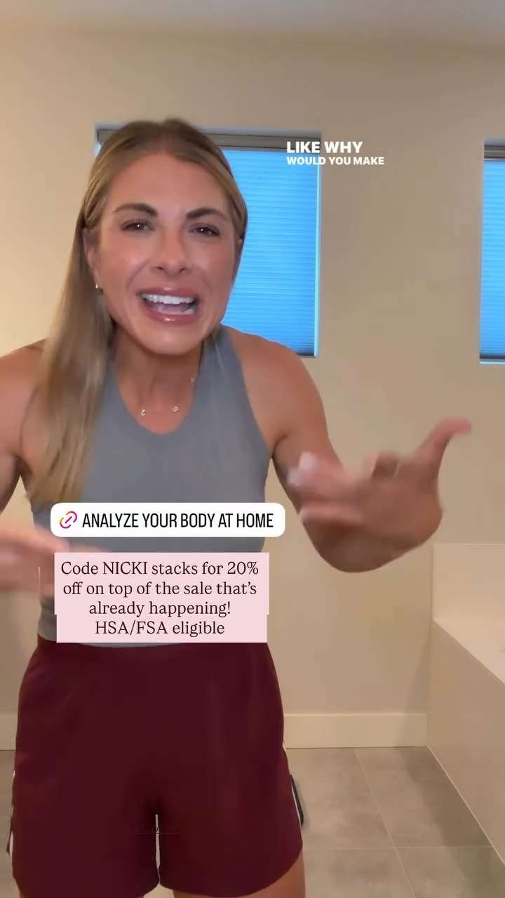 Data lovers, this smart body scale makes tracking progress so easy from home. Use code NICKI stacks for 20% OFF on top of the sale. HSA/FSA eligible! 📈✨🤍 #SmartScale #BodyComposition #HealthTracking #FitnessJourney #WellnessGoals #HomeHealth #HealthyLifestyle #FitnessTech #BodyMetrics #WellnessTools

#LTKActive #LTKSaleAlert