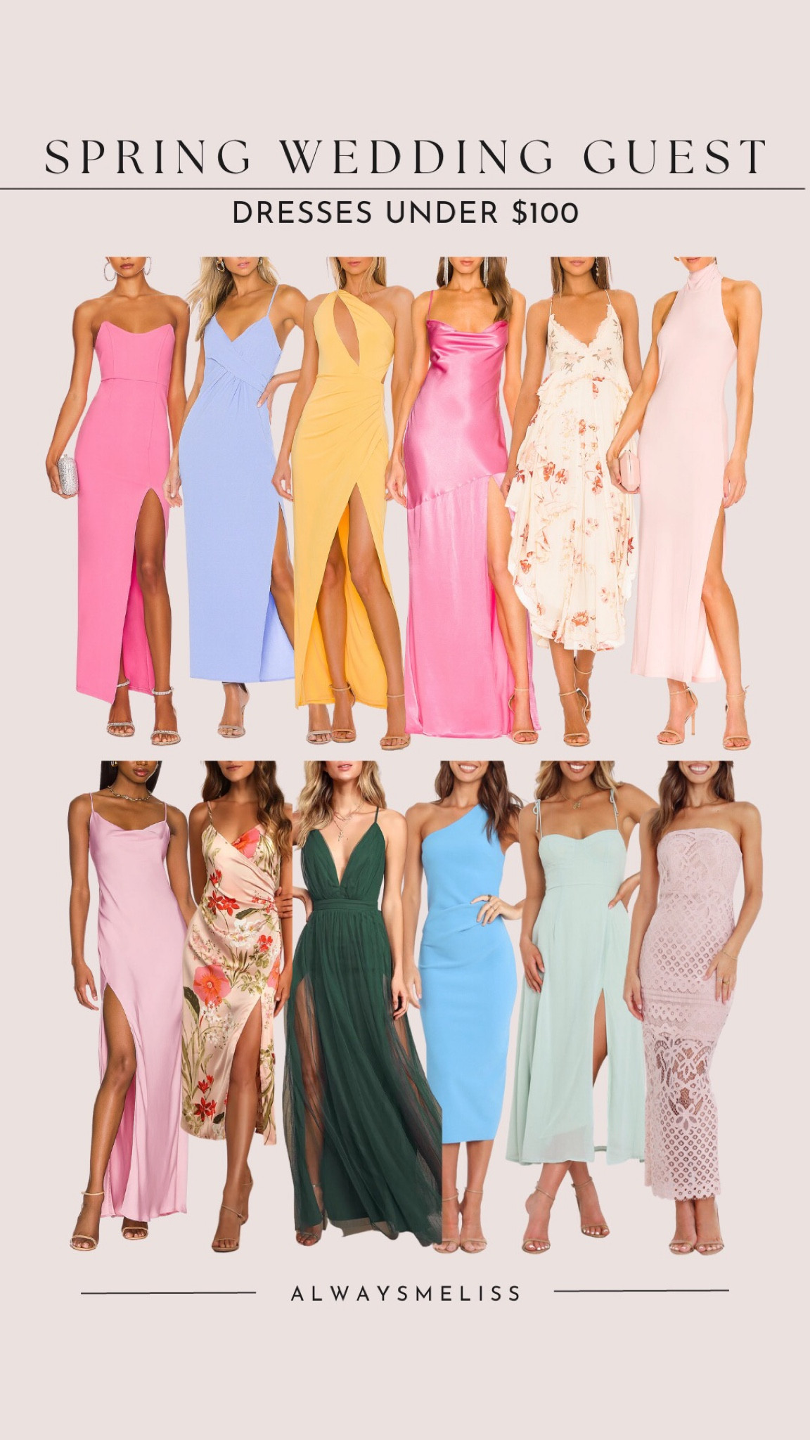 Spring wedding guest dresses under $100! 

Wedding guest attire, wedding guest inspo, petal and pup dresses, lulus dresses, revolve dresses under $100, spring wedding guest looks

#LTKwedding #LTKSeasonal #LTKunder100