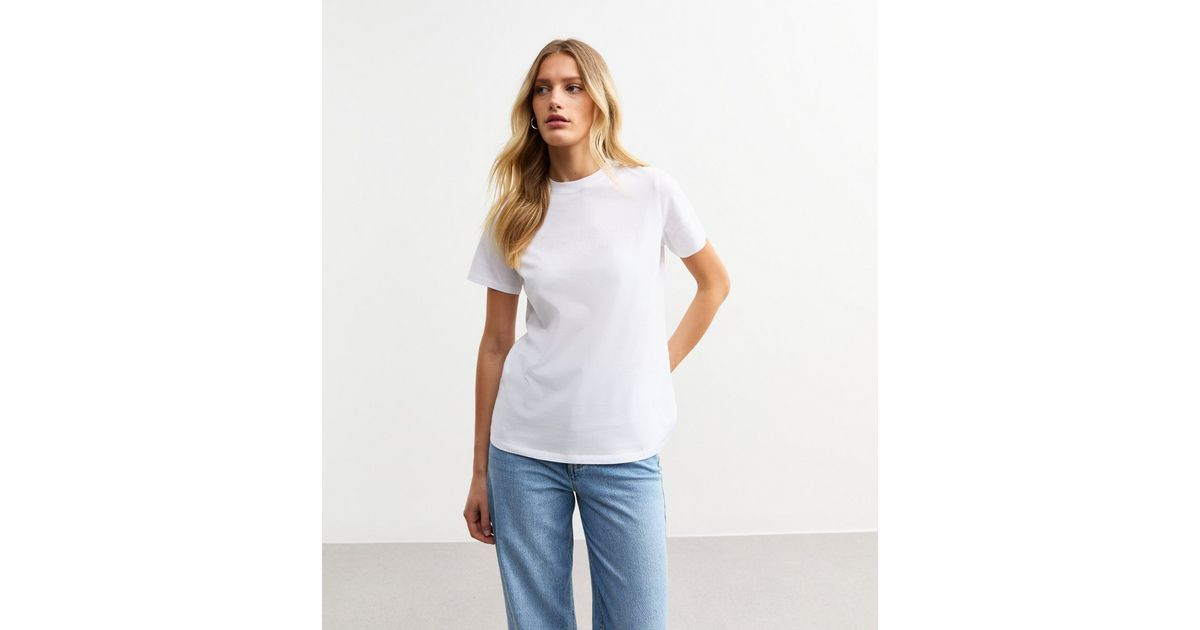 White Short Sleeve Crew Neck T-Shirt
						
						Add to Saved Items
						Remove from Saved Item... | New Look (UK)